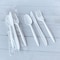 Boardwalk Three-Piece Cutlery Kit, Fork/Knife/Teaspoon, Mediumweight, White, 250PK BWK3KITWHPS - alternate 4